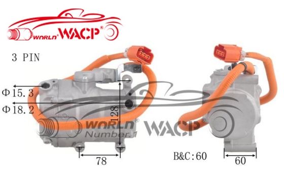 OEM 8837047010 700510539 전기 에어컨 컴프레서 ES18C For Toyota for Priusi W1 W2 1.5 WXHB002