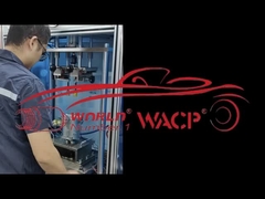 중국 공장에서 자동차 에어컨 압축기의 압력 테스트